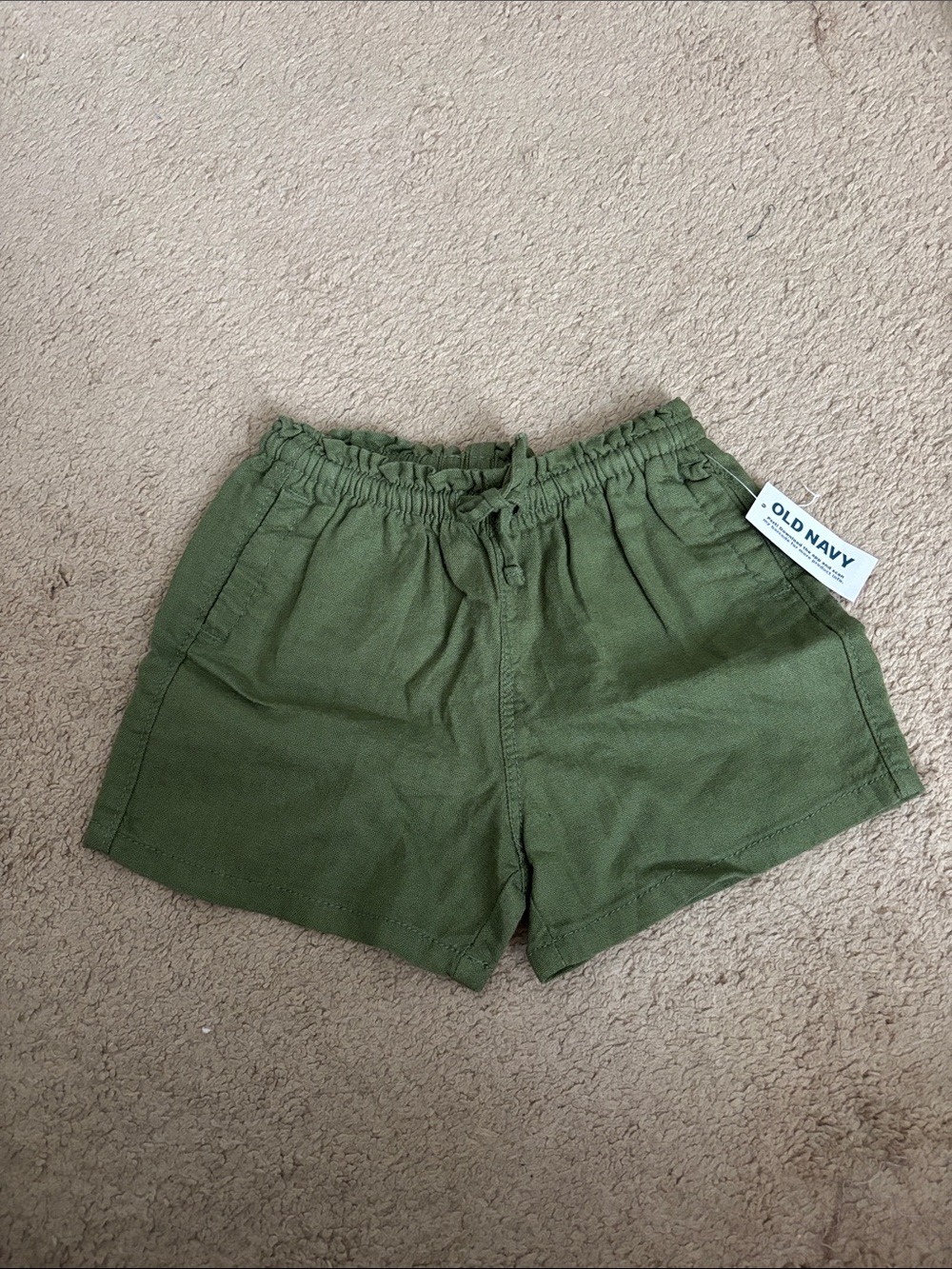Old Navy Olive Drawstring Casual Women's Shorts